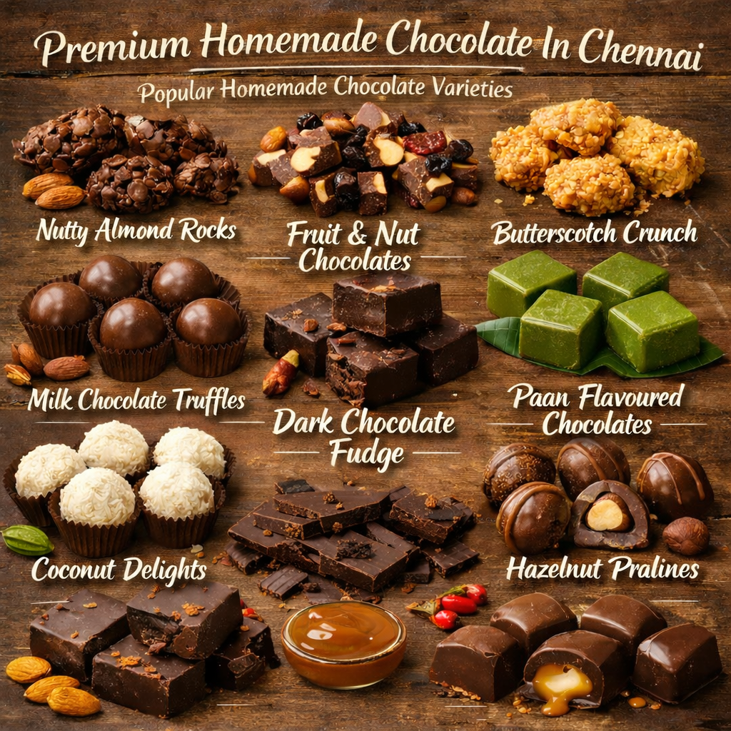 Homemade chocolate brands in Chennai